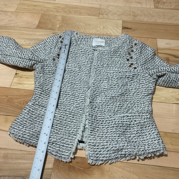 Line and Dot Tweed Sweater Jacket - Picture 7 of 17